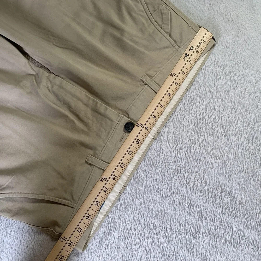 Life Khaki Pants Mens 36x30 Beige Chino Straight Canvas Casual Workwear Business